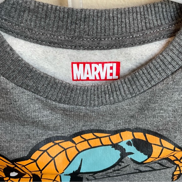 NWT Marvel Spiderman Halloween gray sweatshirt sweatpants sets - Picture 3 of 8